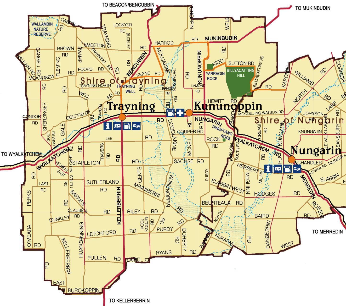 Trayning District Map