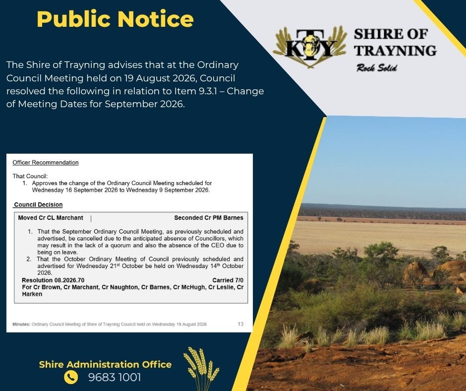 Cancellation of September OCM