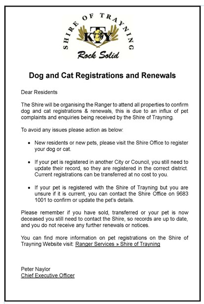 Cat and Dog Renewal