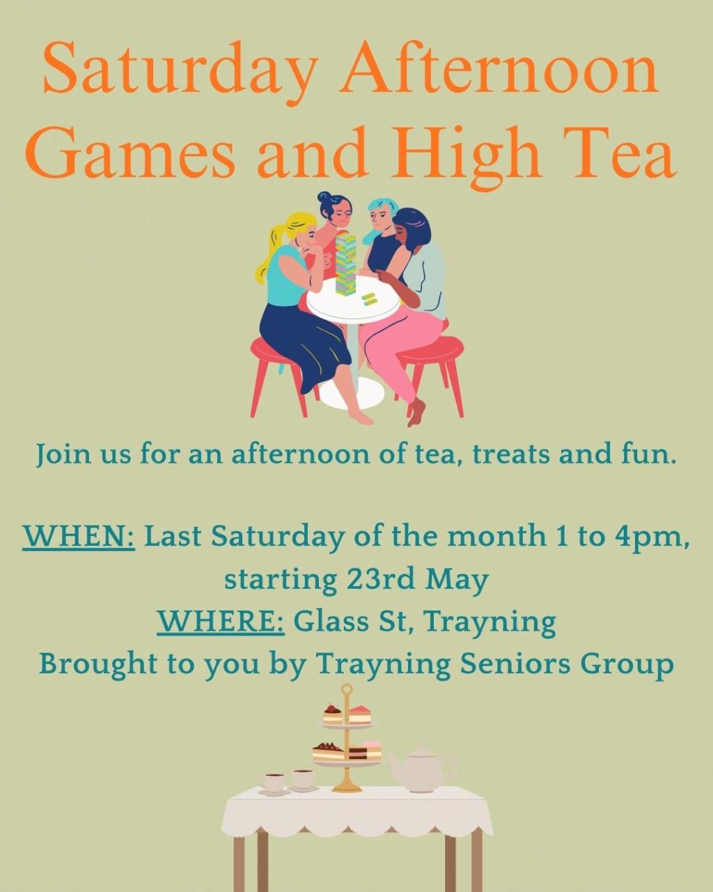 Saturday Games Flyer