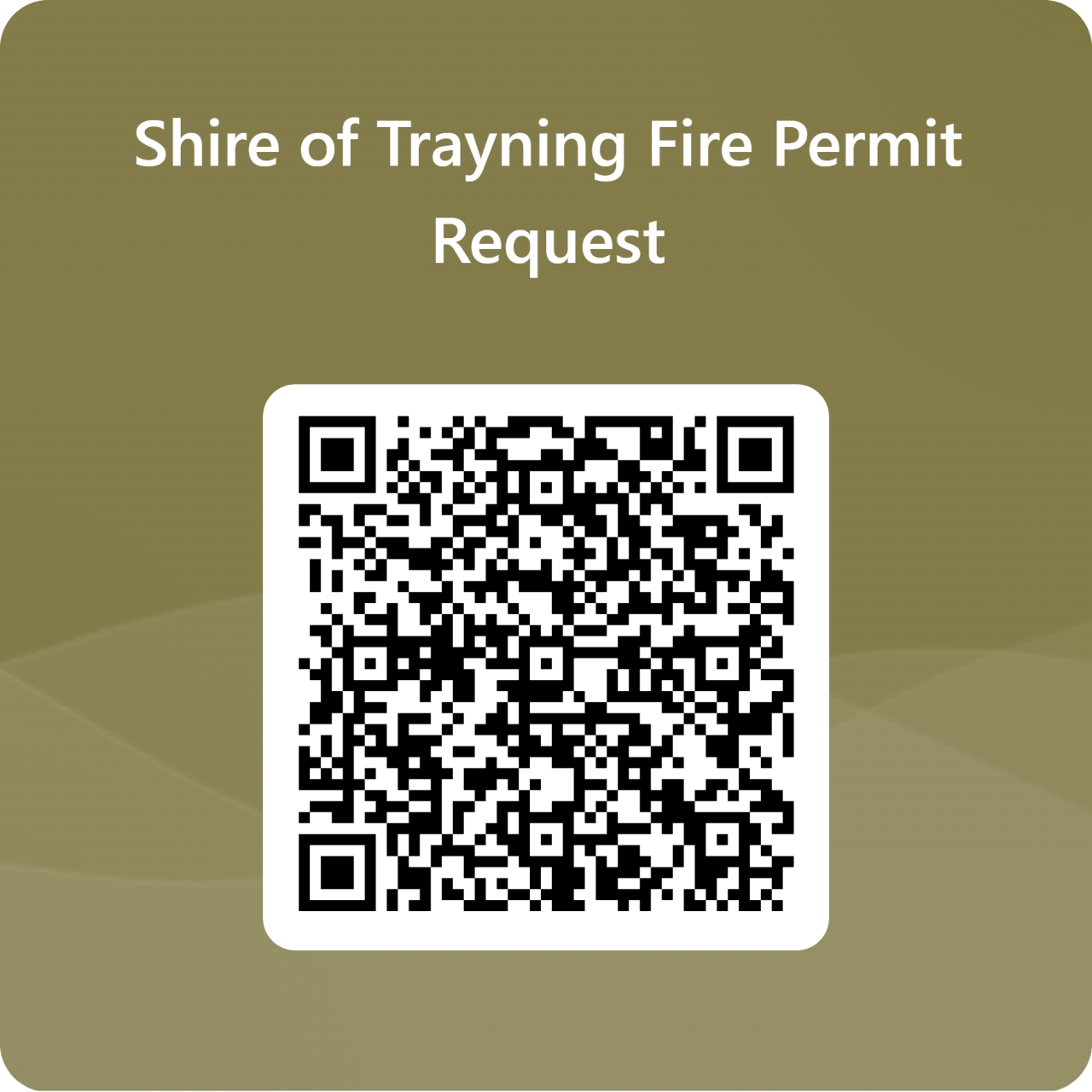 Burning Permit application