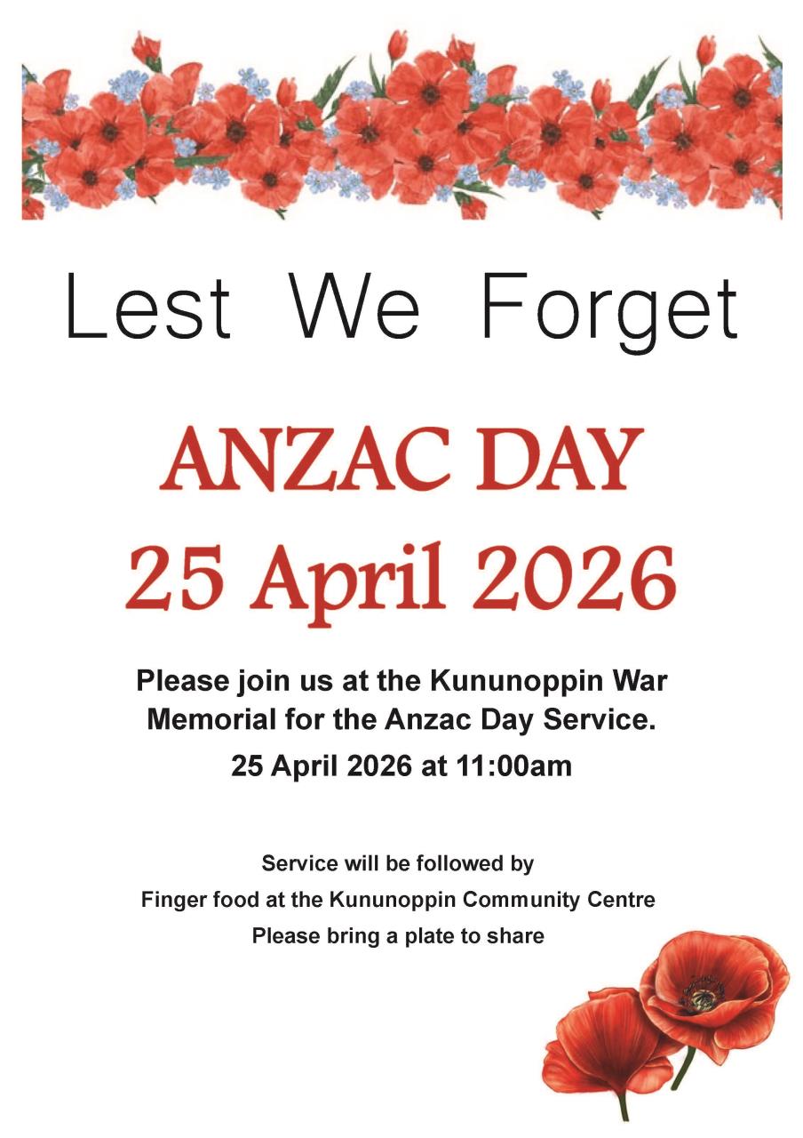 ANZAC DAY SERVICE 2026